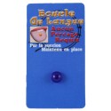 Faux Piercing Langue Bleu Foncé Bioflex