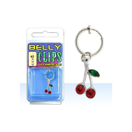Faux Piercing Nombril Cerise