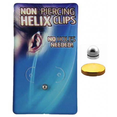 Faux Piercing Helix Petite Boule Acier