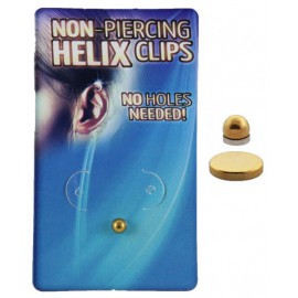 Faux Piercing Helix Petite Boule Doré Anodisé