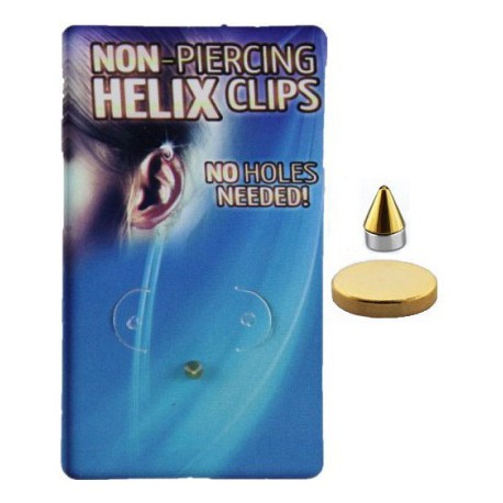 Faux Piercing Helix Petit Pic Doré Anodisé