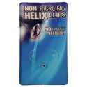 Faux Piercing Helix Cristal Acier