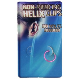 Faux Piercing Helix Anneau Rose Anodisé 