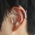 Faux Piercing Helix Cristal Clip Acier