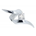 Bague d'oreille helix cristal clip acier