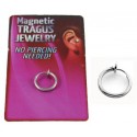 Faux Piercing Tragus Anneau Acier