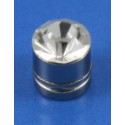 Piercing Fausse Boucle d'oreille Cristal Rond 