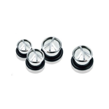 Piercing Plug Acier Pis and Love