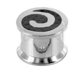 Piercing Plug Acier Spiral Carbone