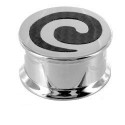 Piercing Plug Acier Spiral Carbone