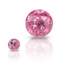 Boule Piercing Cristal Recouverte de Résine Taille 1,2mm