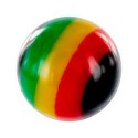 Boule piercing bioflex couleurs jamaïque