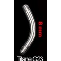 Tige Piercing Nombril Titane G23