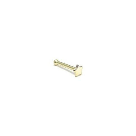 Piercing Nez Plaqué Or 750/000 Etoile