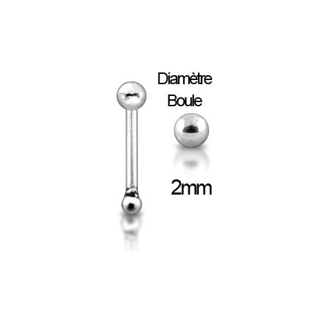 Piercing Nez Boule Argent 925