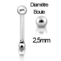 Piercing Nez Boule Argent 925