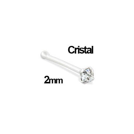 Piercing Nez Argent 925 Cristal Serti