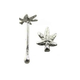 Piercing Nez Feuille Argent 925