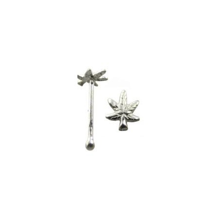 Piercing Nez Feuille Argent 925