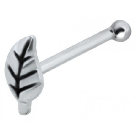 Piercing Nez Argent 925 Petite Feuille