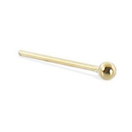 Piercing Nez Boule Plaqué Or 750/000