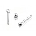 Piercing Nez boule Argent 925