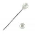 Piercing Nez Fausse Boule Perle Argent 925