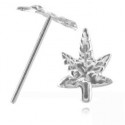 Piercing Nez Feuille Argent 925