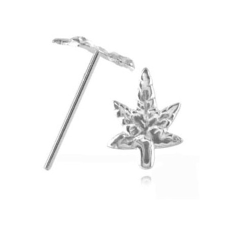 Piercing Nez Feuille Argent 925