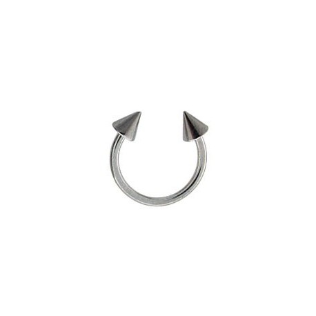 Piercing Fer à Cheval Pic 3mm Acier Chirurgical