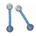 Piercing Arcade Boule Cristal Bioflex