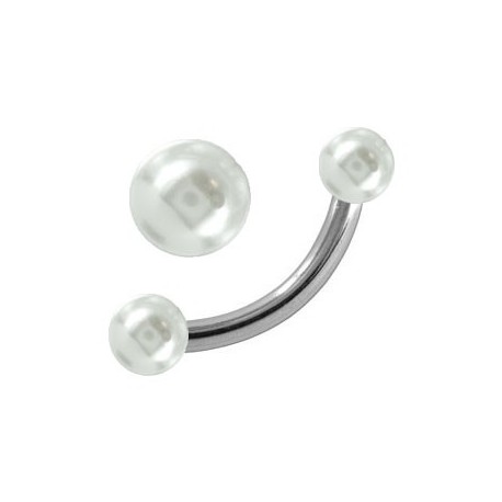 Piercing Arcade Acier Fausse Boule Perle