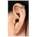 Piercing Helix Anneau Acier Multi-Cristaux