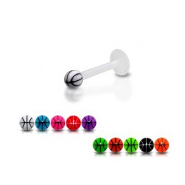 Piercing Tragus Boule Rayé Bioflex