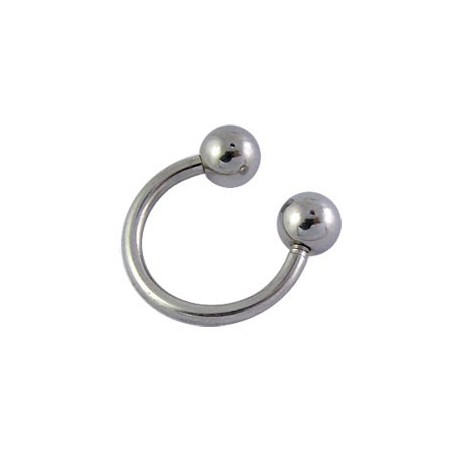 Piercing Tragus Anneau Fer à Cheval Boule Titane G23