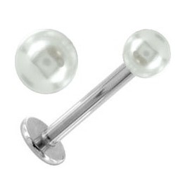 Piercing Tragus Titane G23 Fausse Boule Perle