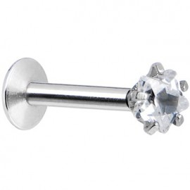 Piercing Tragus Acier Cristal Serti Etoile