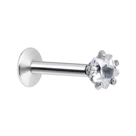 Piercing Tragus Acier Cristal Serti Etoile