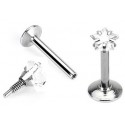 Piercing Tragus Acier Cristal Serti Etoile