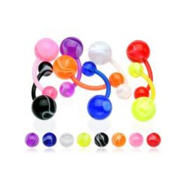 Nombril Boule Multi Couleurs Bioflex