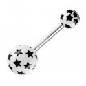 Piercing Nombril Boule Etoile Acier