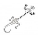 Nombril salamandre argent 925