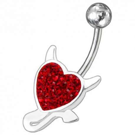 Piercing Nombril Diablesse Argent 925