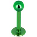 Labret titane G23 boule verte