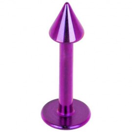 Piercing Labret Titane G23 Pic Violet