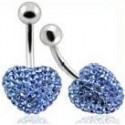 Piercing Nombril Cristal Coeur