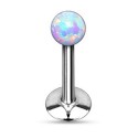 Labret titane G23 boule opale