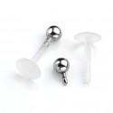 Labret boule acier tige bioflex