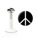 Labret bioflex motif peace and love noir 