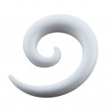 Ecarteur acrylique blanc spiral
